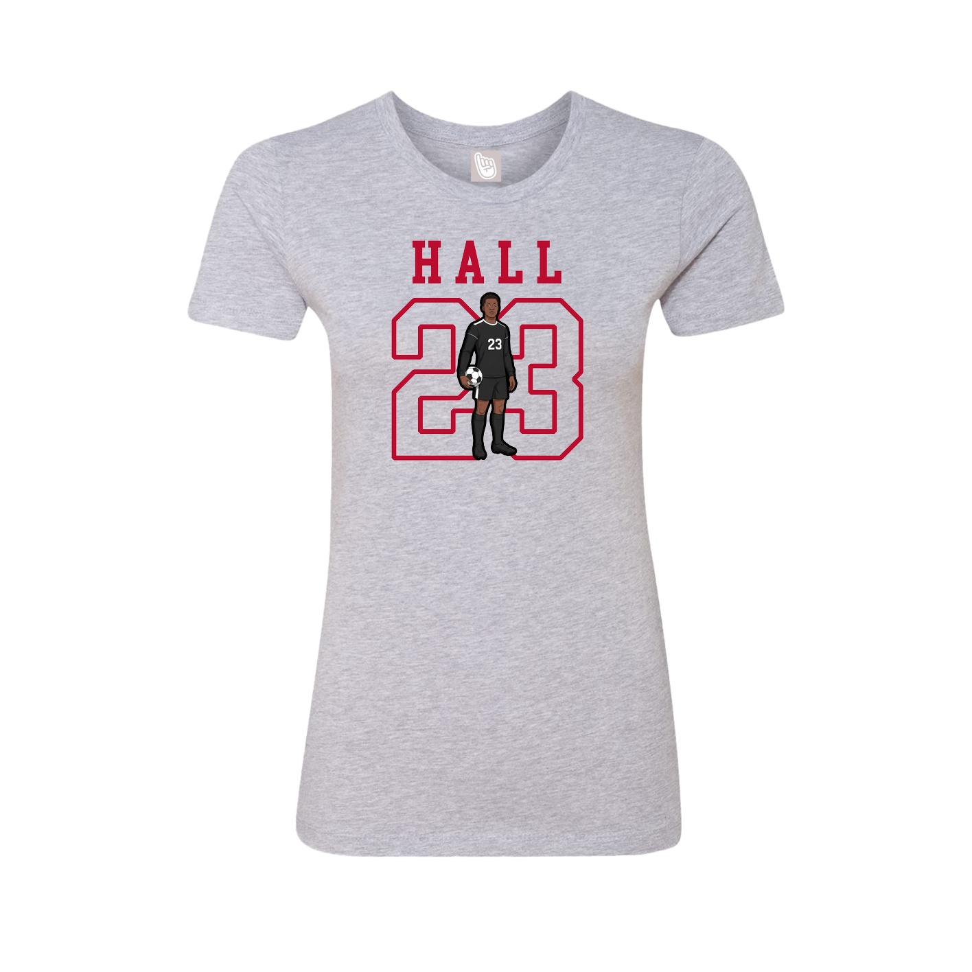 Fitted Women's Tee — Shirsey in Grey