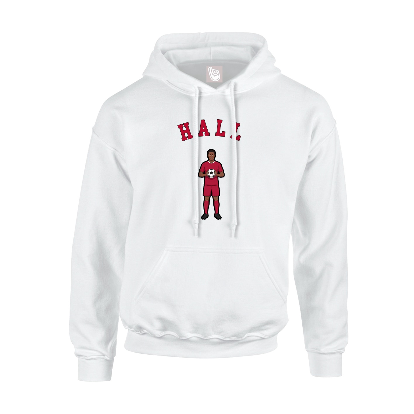 Youth Hoodie — Shirsey Arch in White