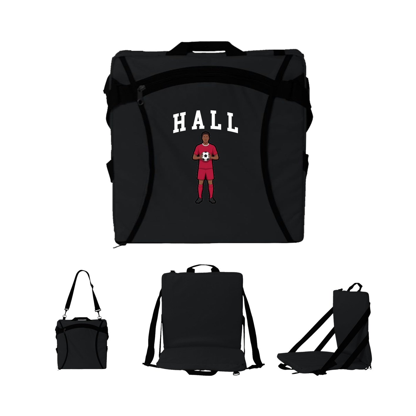 Folding Stadium Seat — Shirsey in Black