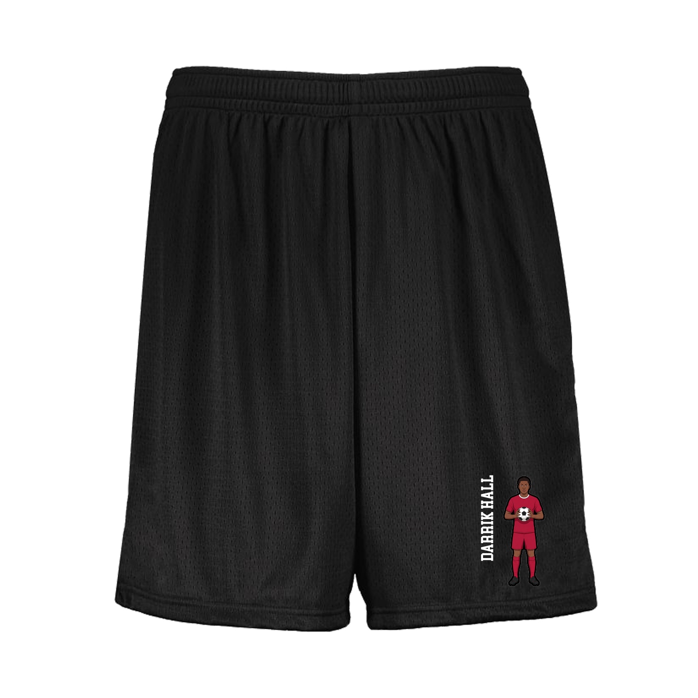 Shorts — Name Vertical in Black