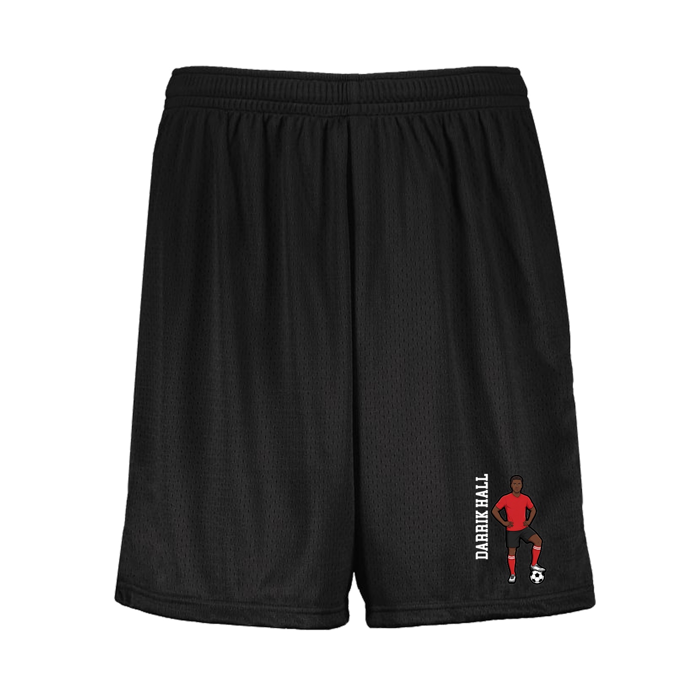 Shorts — Name Vertical in Black