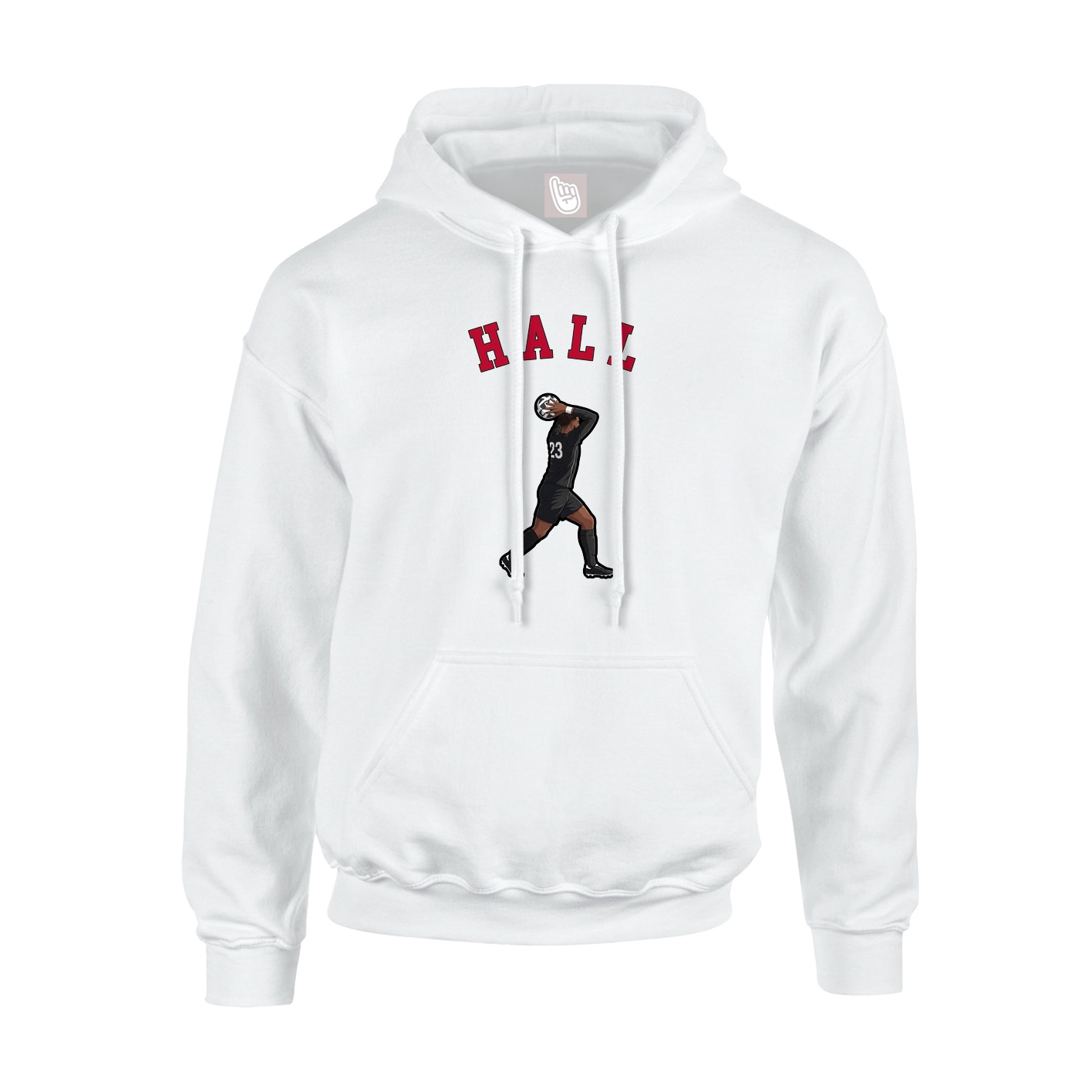 Youth Hoodie — Shirsey Arch in White