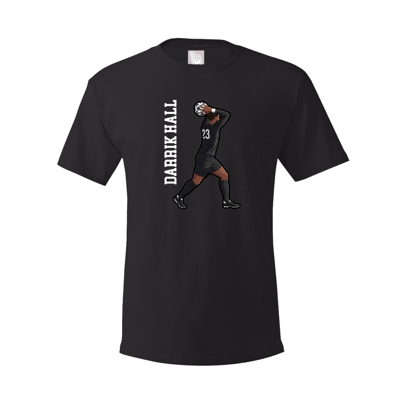 Tee — Name Vertical in Black