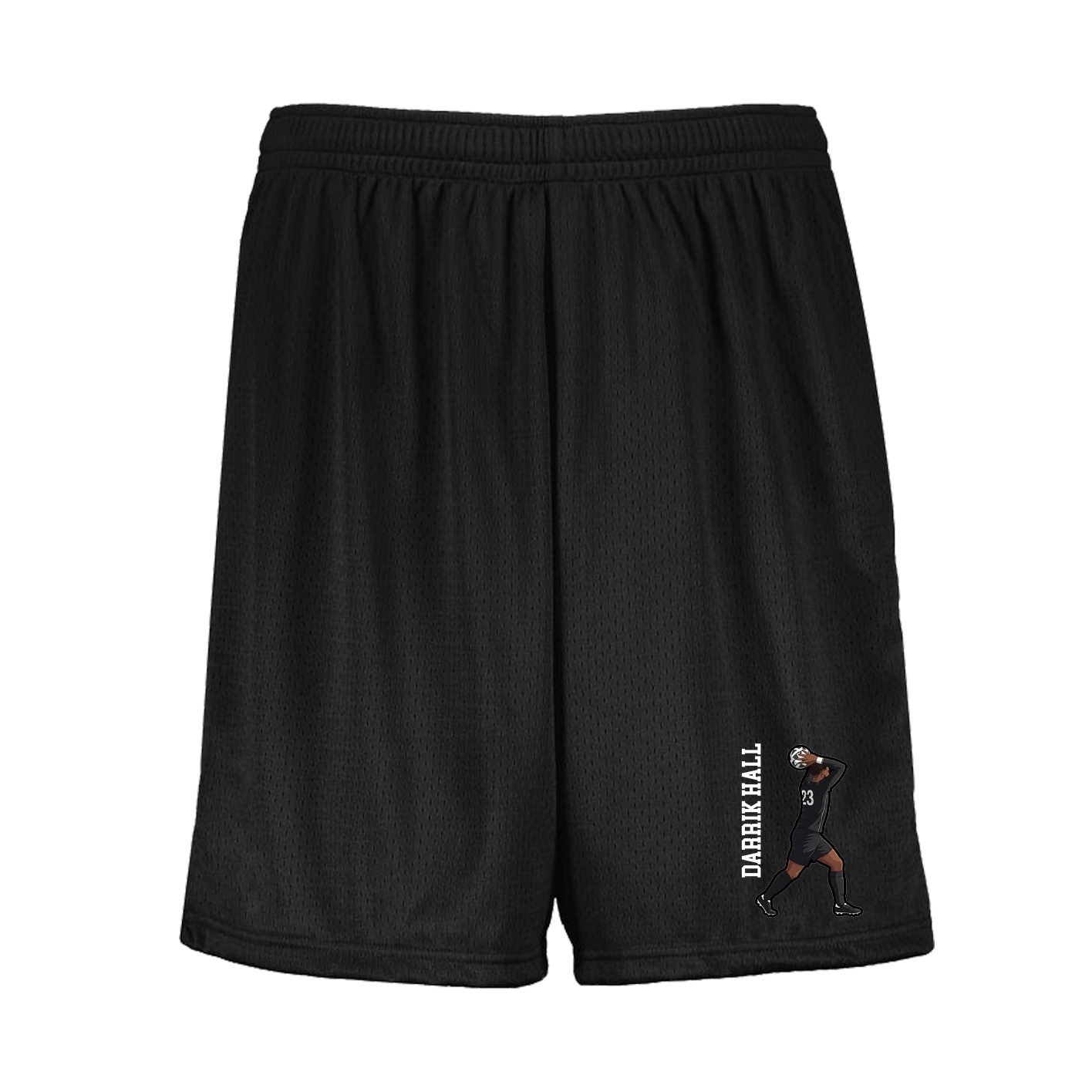 Shorts — Name Vertical in Black