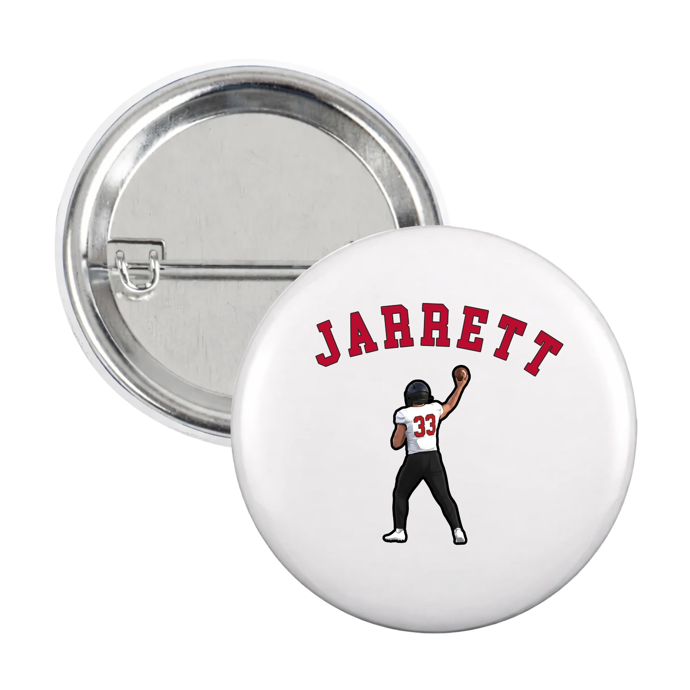 Game Day Button — Shirsey Arch in White