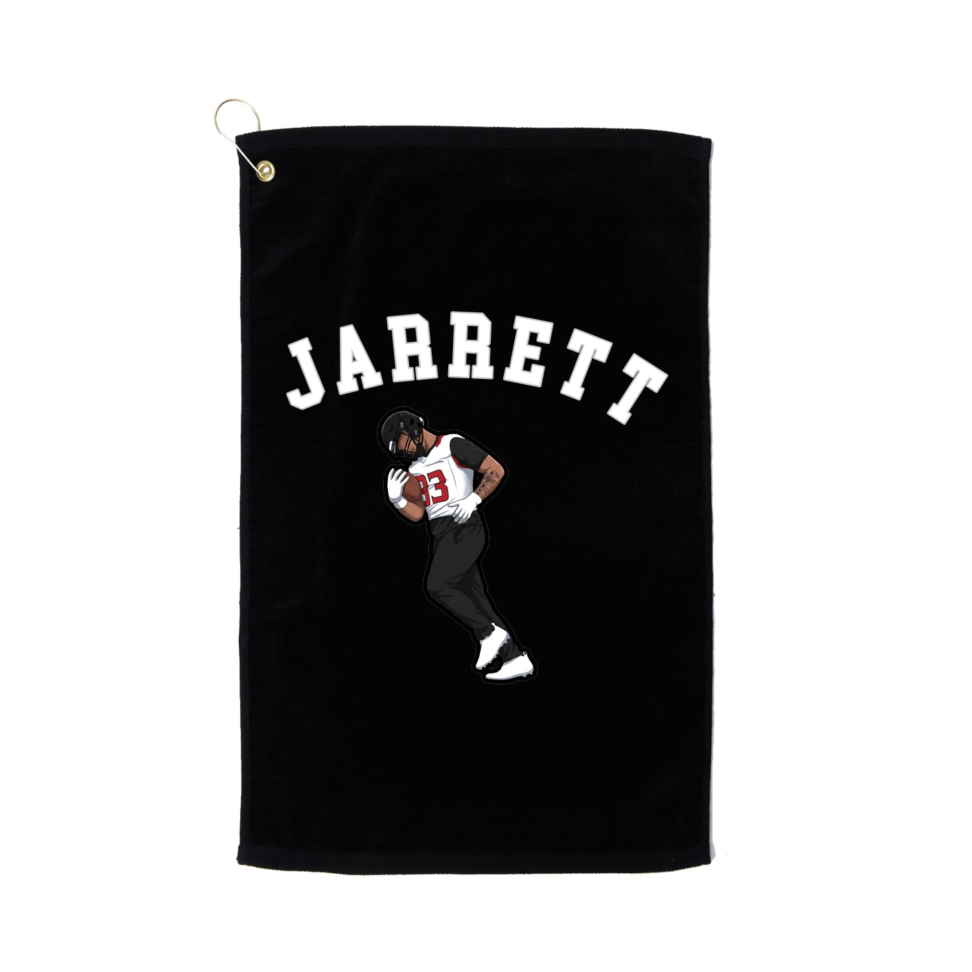 Golf Towel — Shirsey Arch in Black