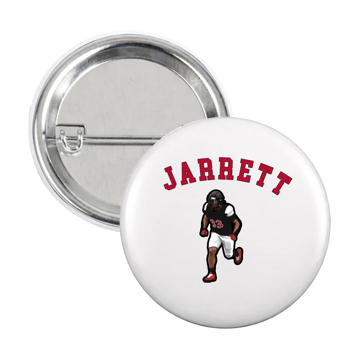 Game Day Button — Shirsey Arch in White