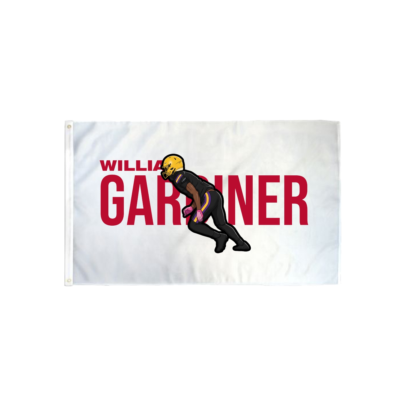 3x5 Flag — Player Name in Classic