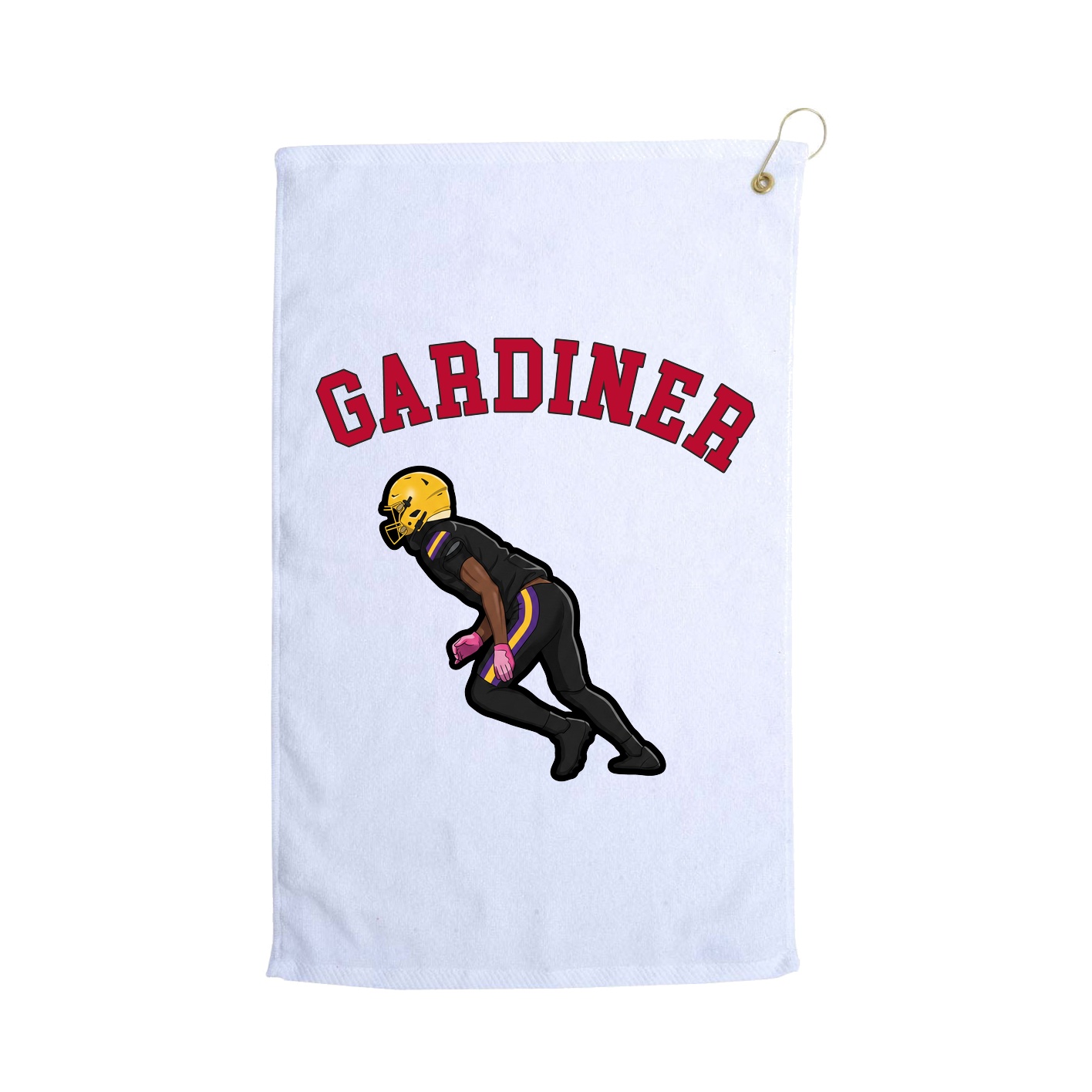 Golf Towel — Shirsey Arch in White