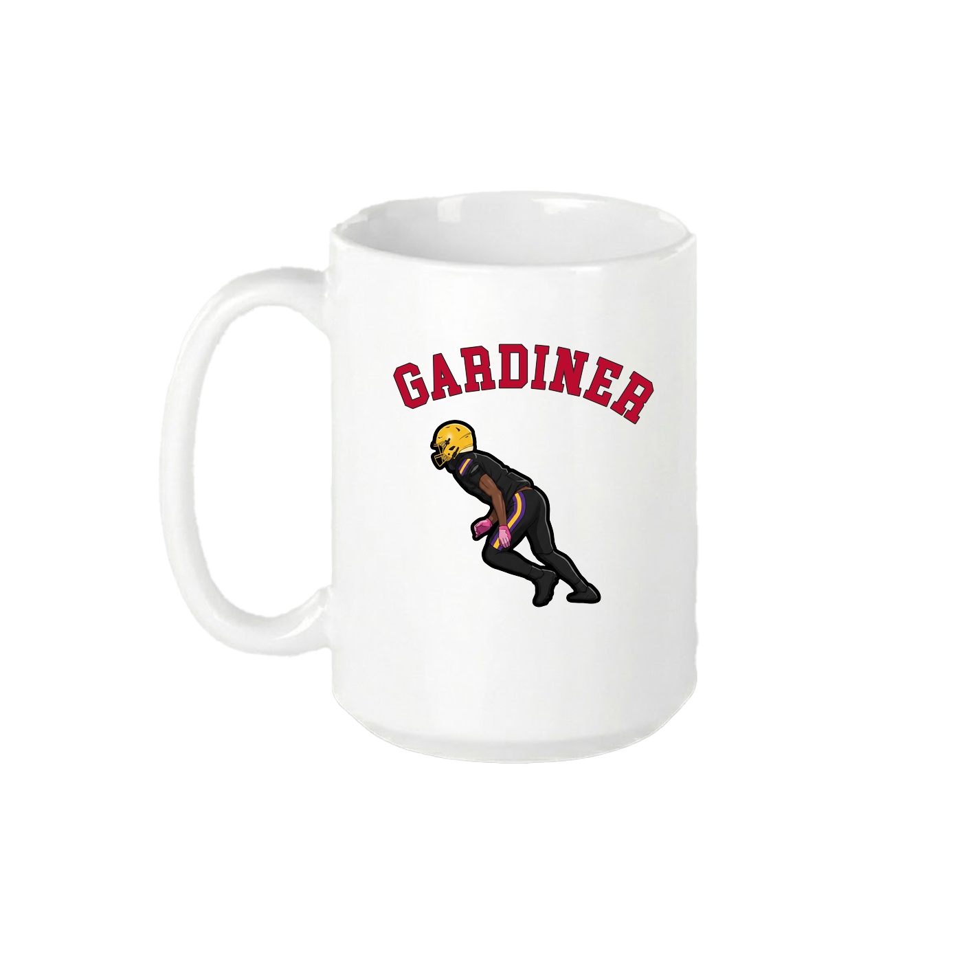 15oz Coffee Mug — Shirsey Arch in White