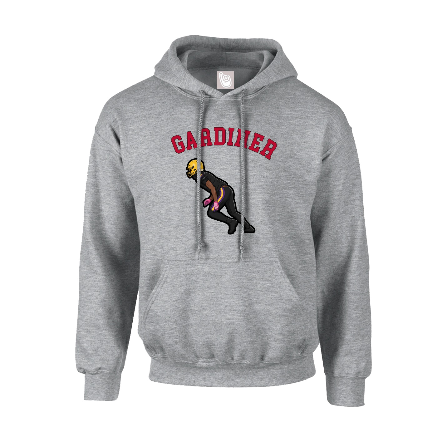 Youth Hoodie — Shirsey Arch in Grey