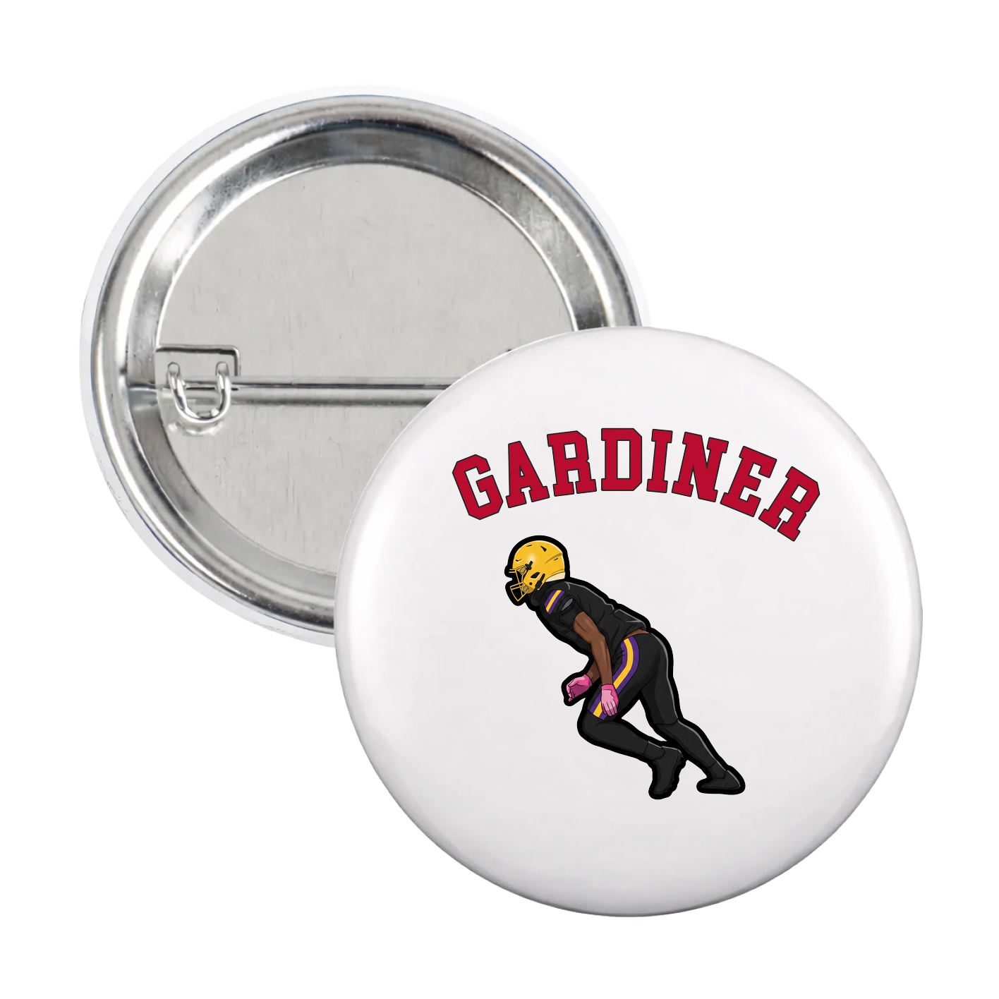 Game Day Button — Shirsey Arch in White