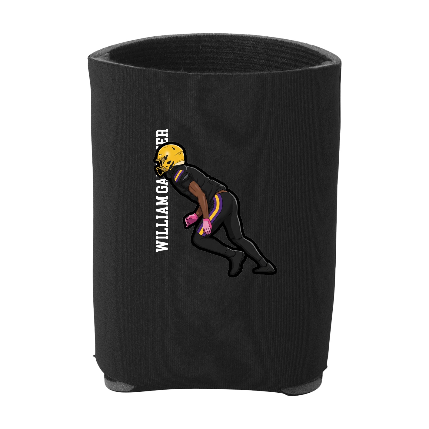 Can Holder — Name Vertical in Black