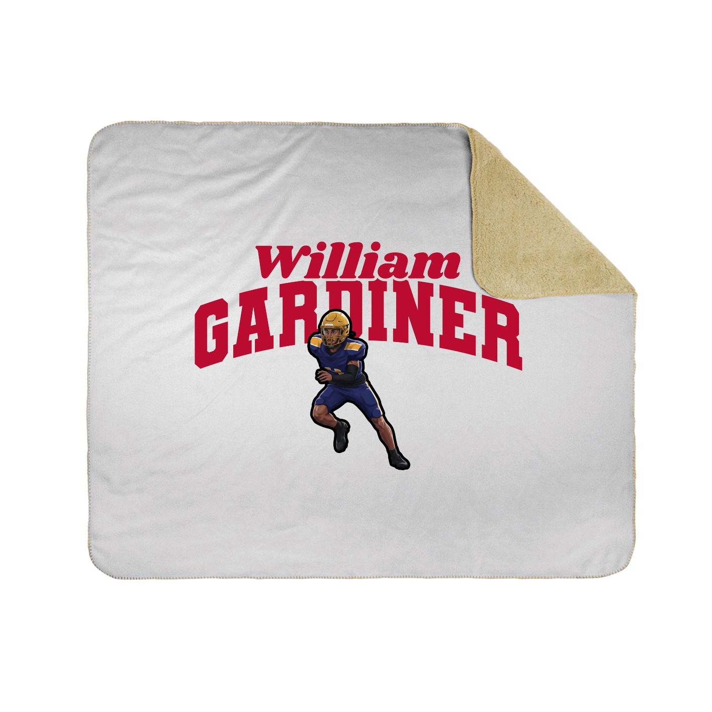 Throw Blanket — Signature Arch in White
