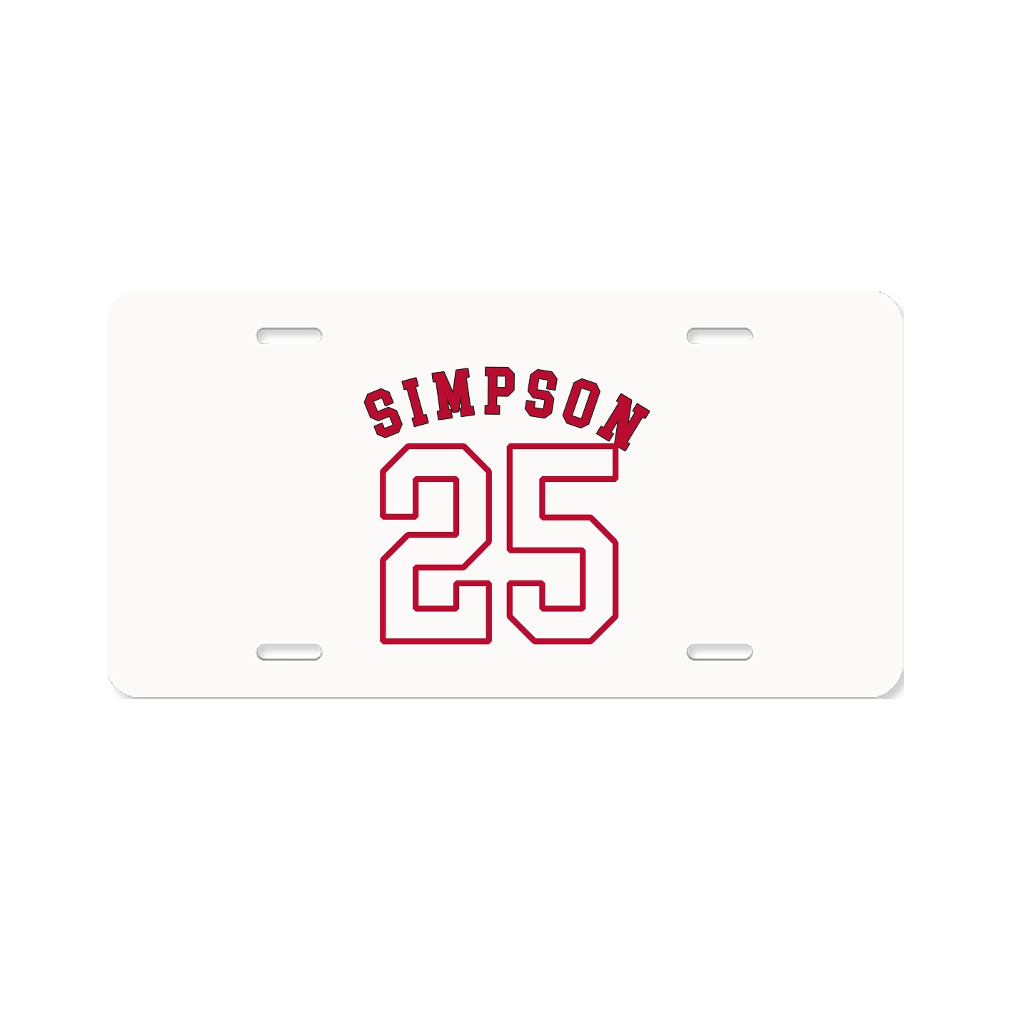 License Plate — Shirsey Arch in Classic