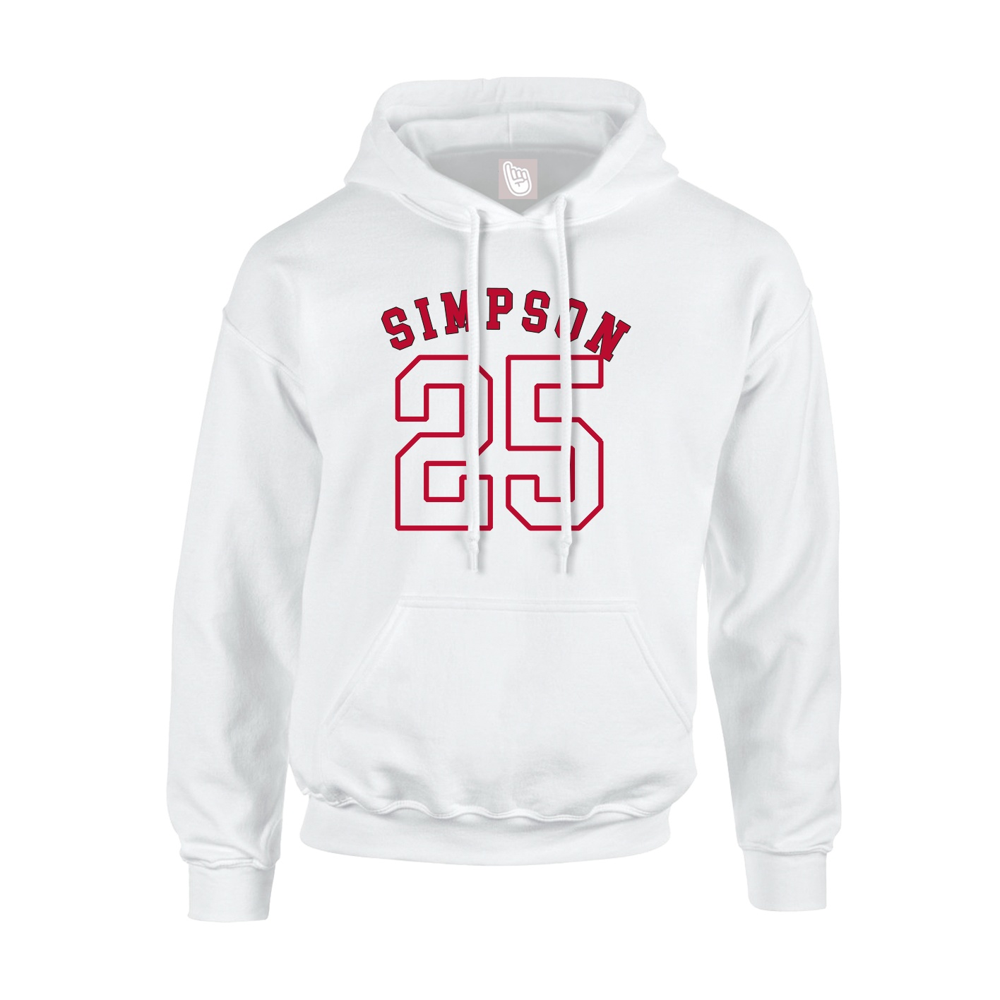 Hoodie — Shirsey Arch in White