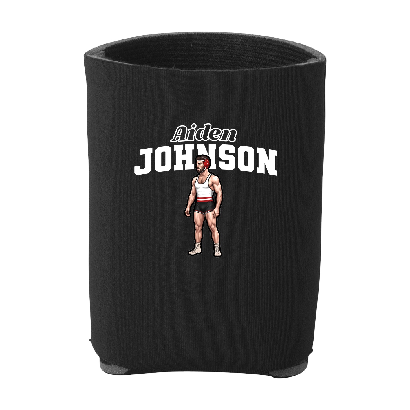 Can Holder — Name Arch in Black