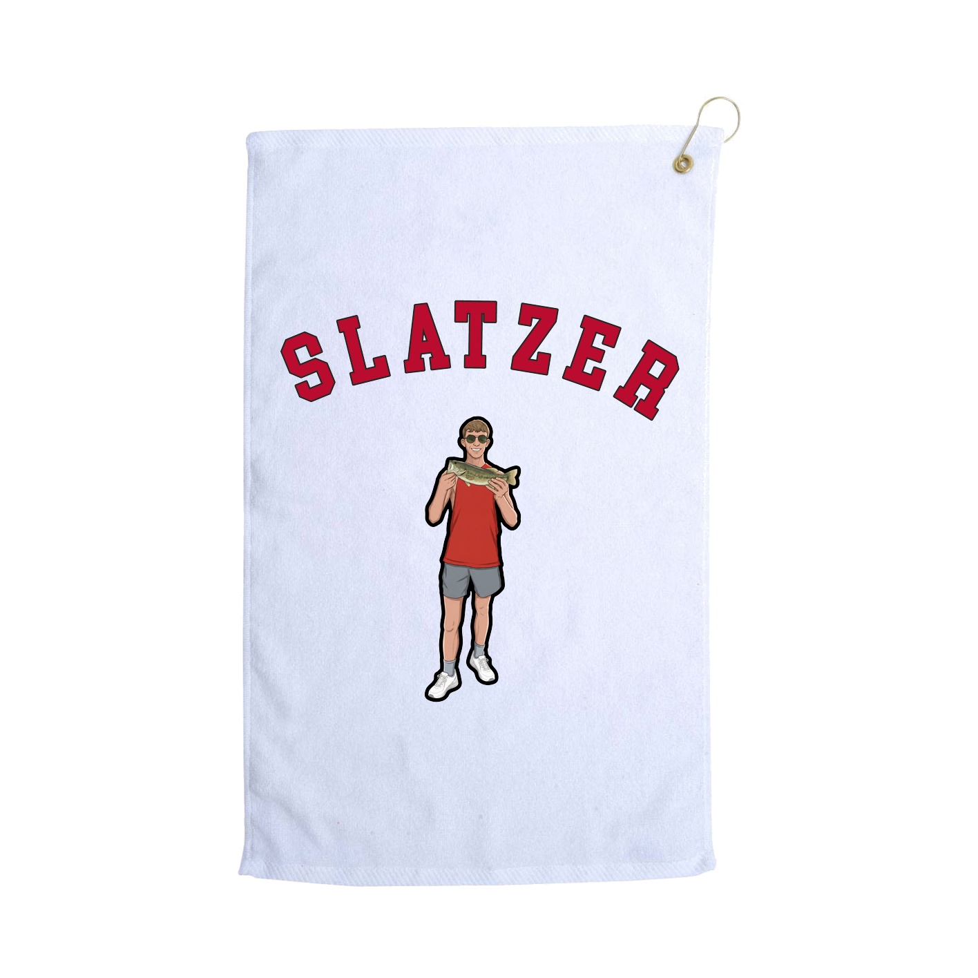 Golf Towel — Shirsey Arch in White