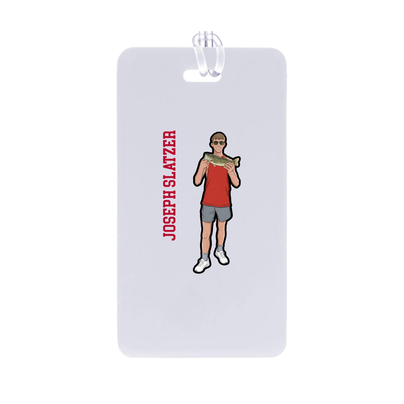 Bag Tag — Name Vertical in Classic