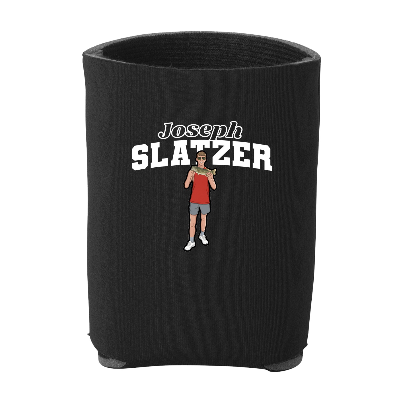 Can Holder — Name Arch in Black