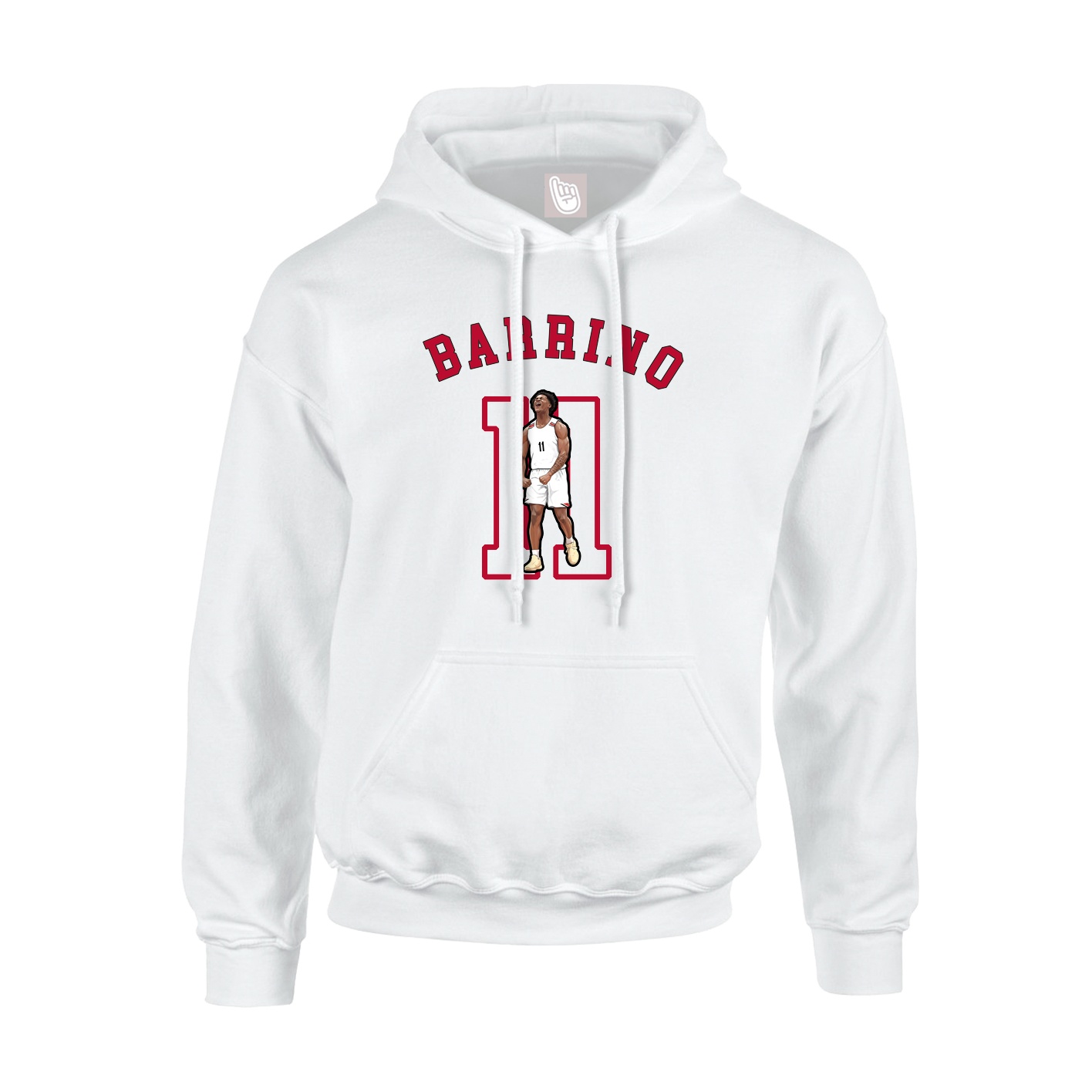 Hoodie — Shirsey Arch in White