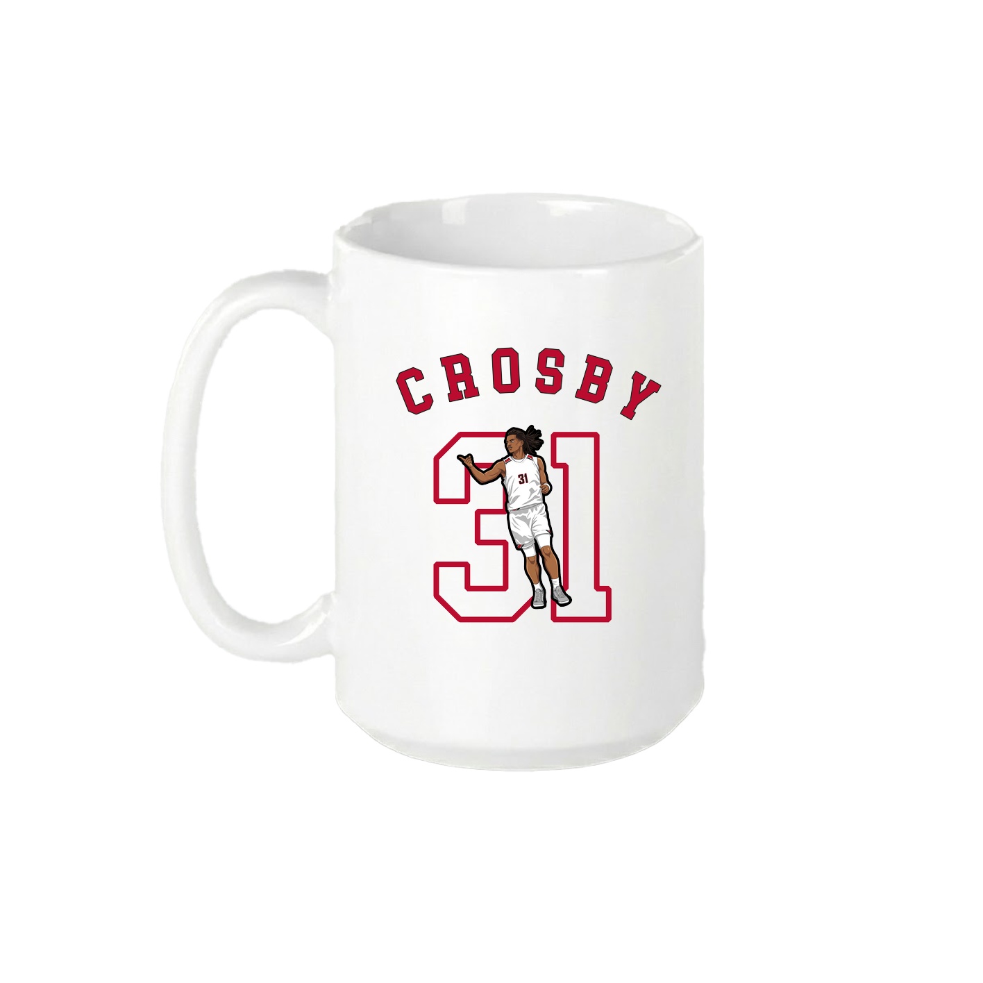 15oz Coffee Mug — Shirsey Arch in White
