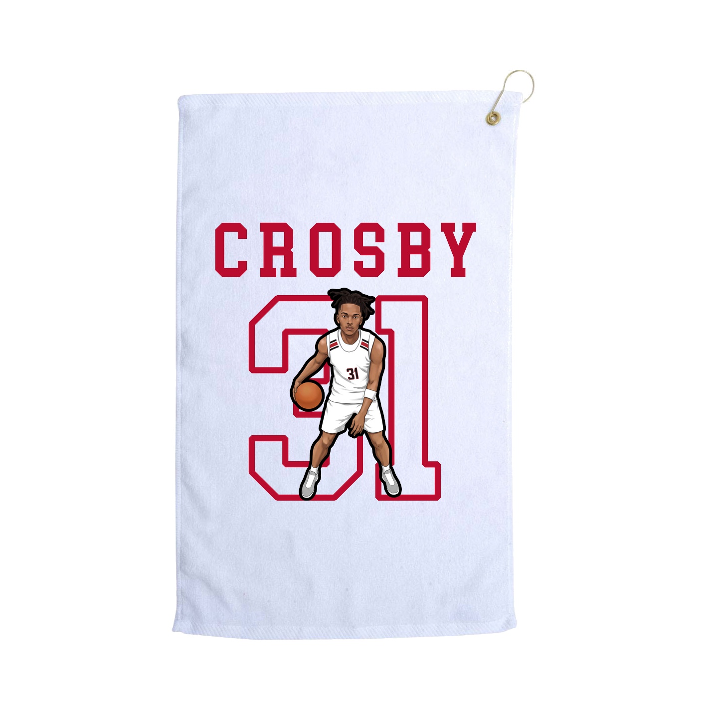Golf Towel — Shirsey in White