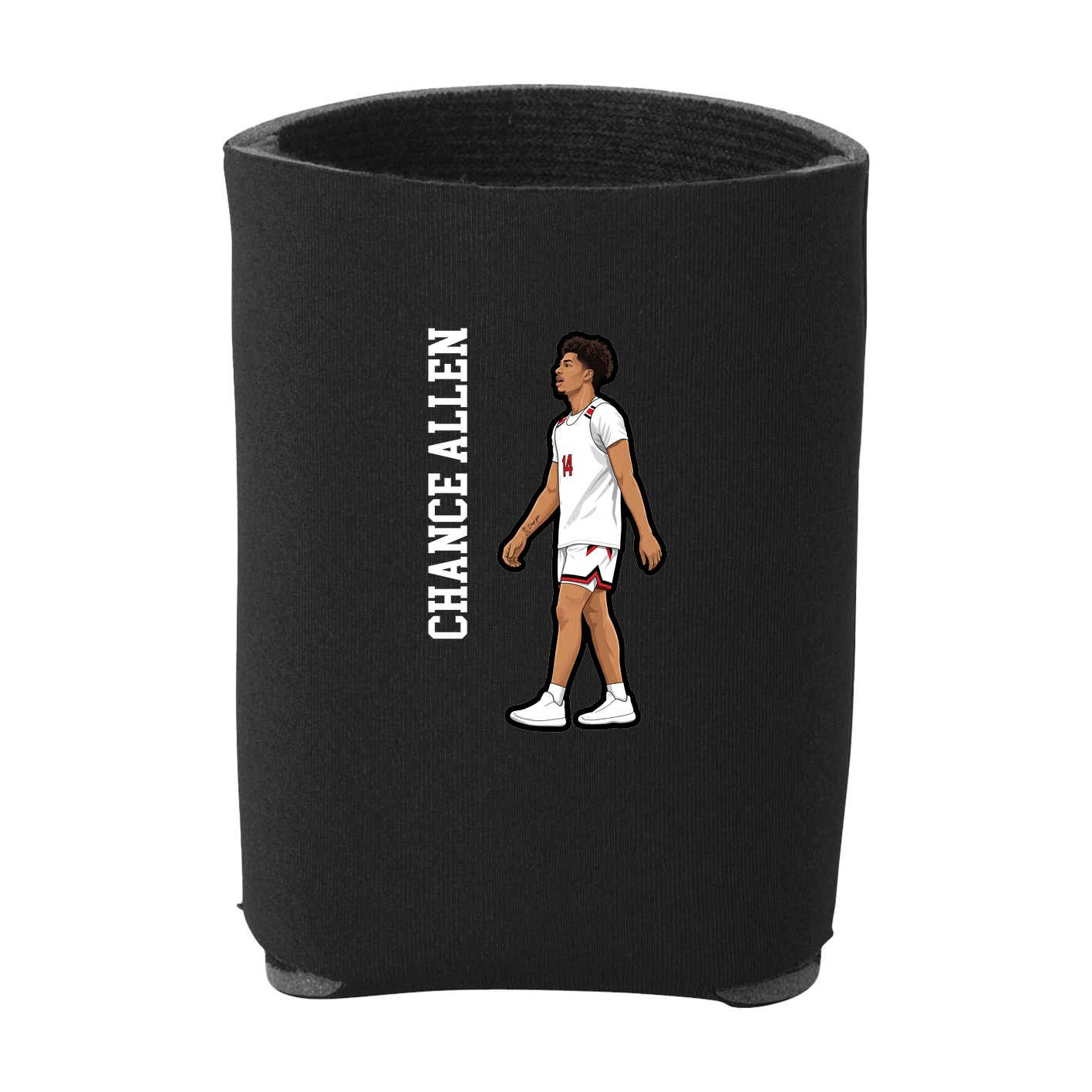 Can Holder — Name Vertical in Black