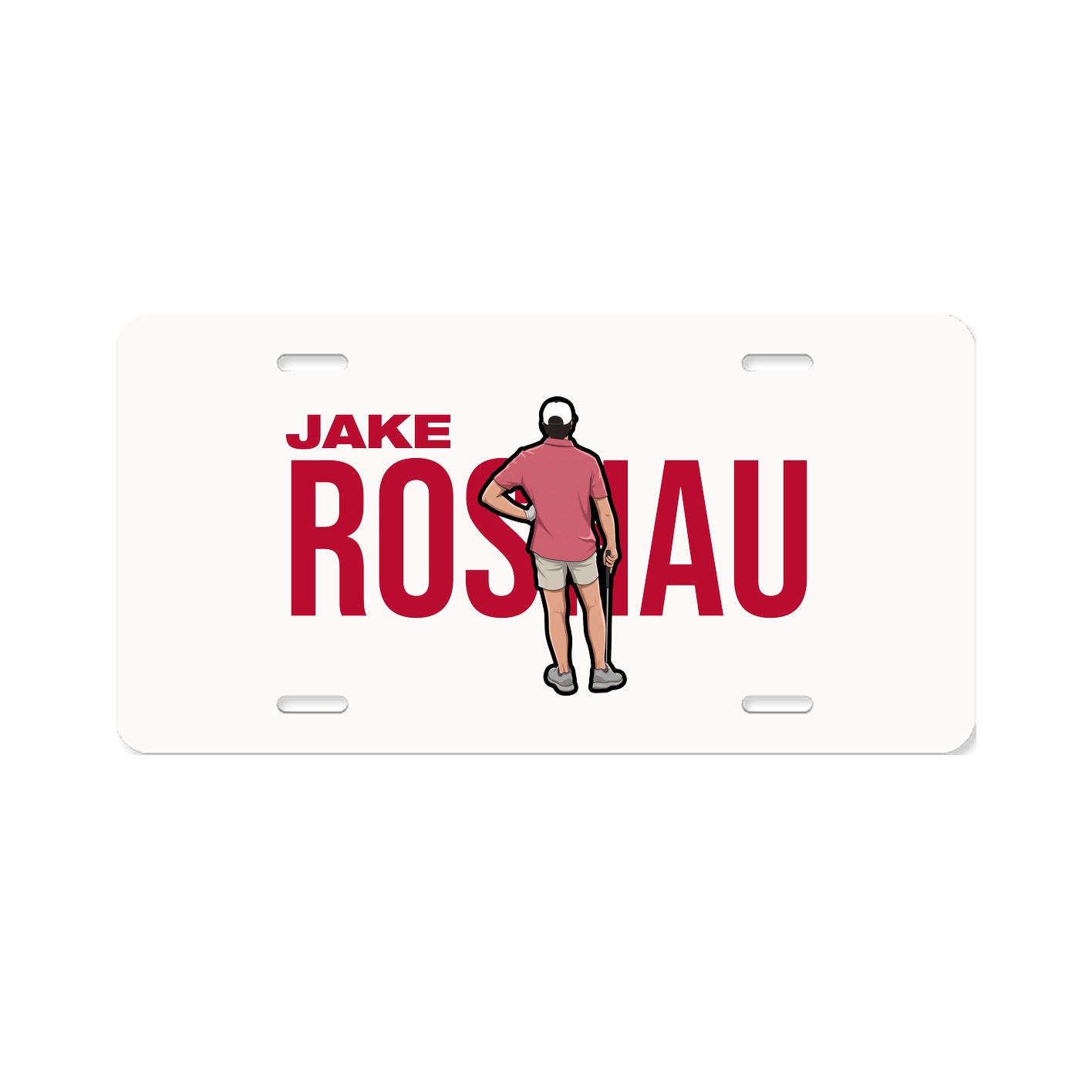 License Plate — Player Name in Classic