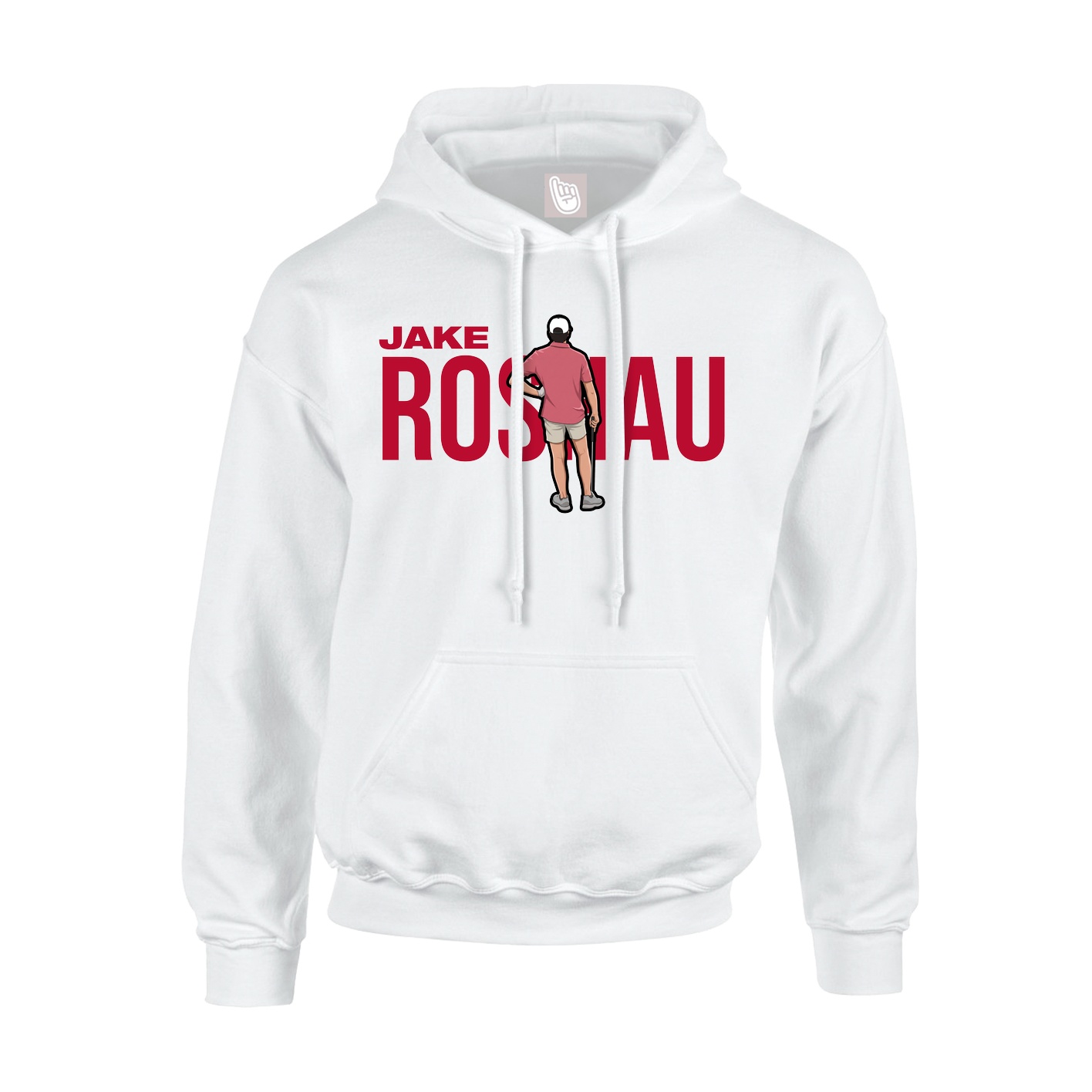 Youth Hoodie — Player Name in White