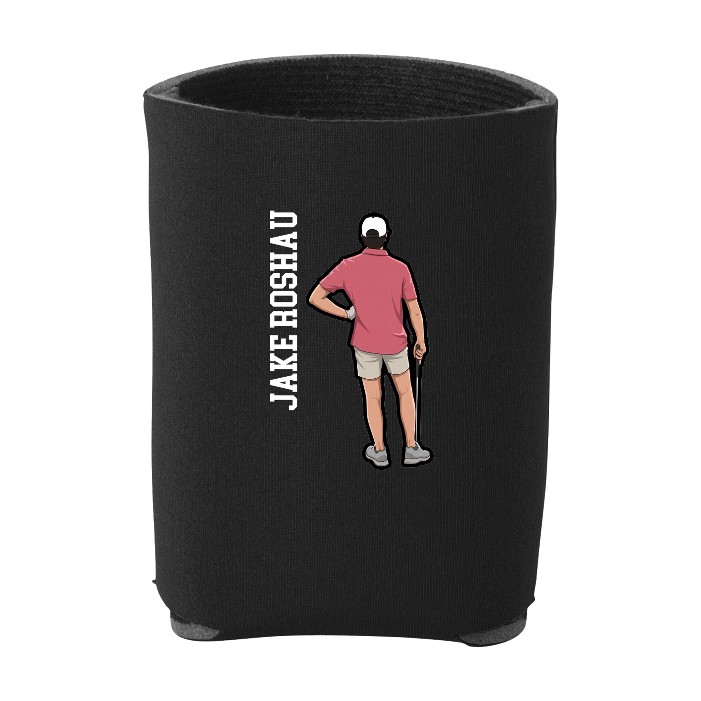 Can Holder — Name Vertical in Black