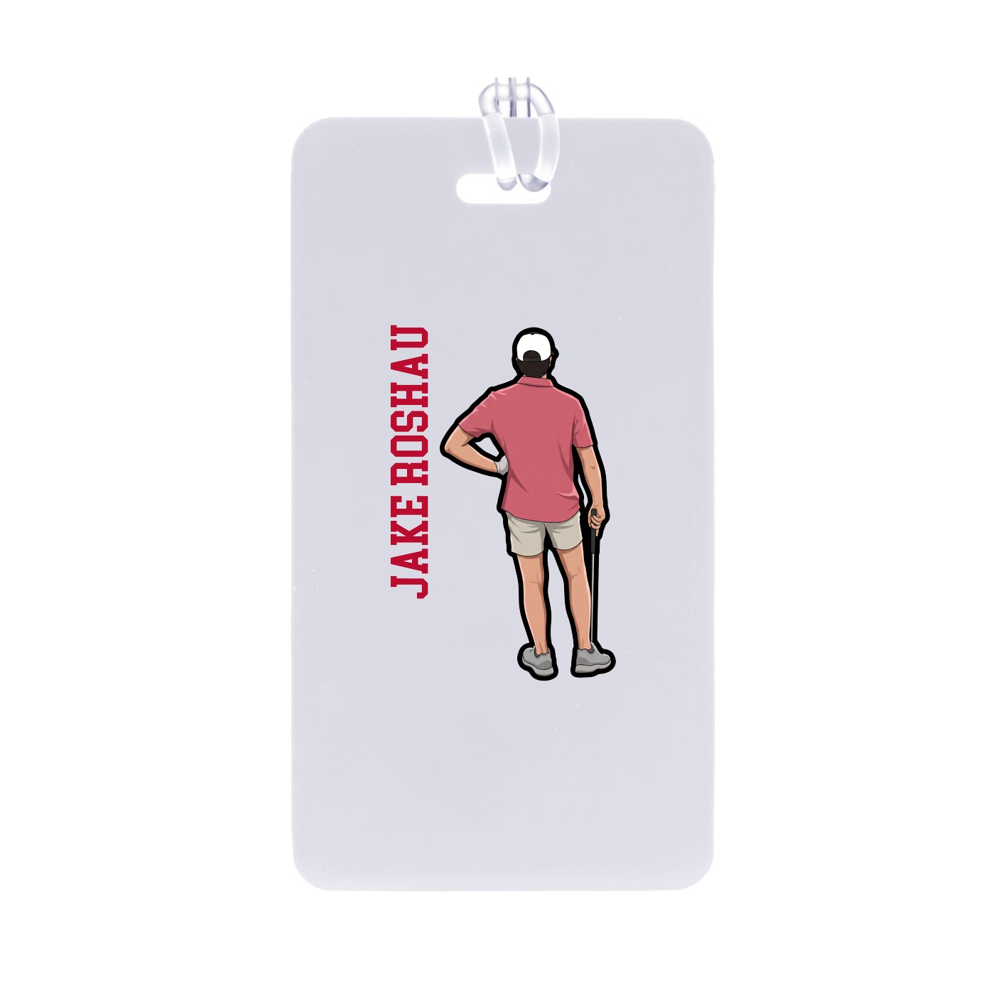 Bag Tag — Name Vertical in Classic