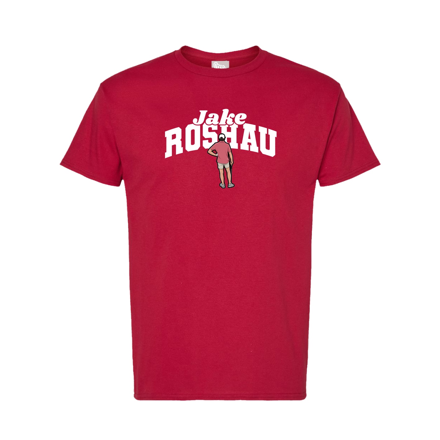 Tee — Signature Arch in Crimson