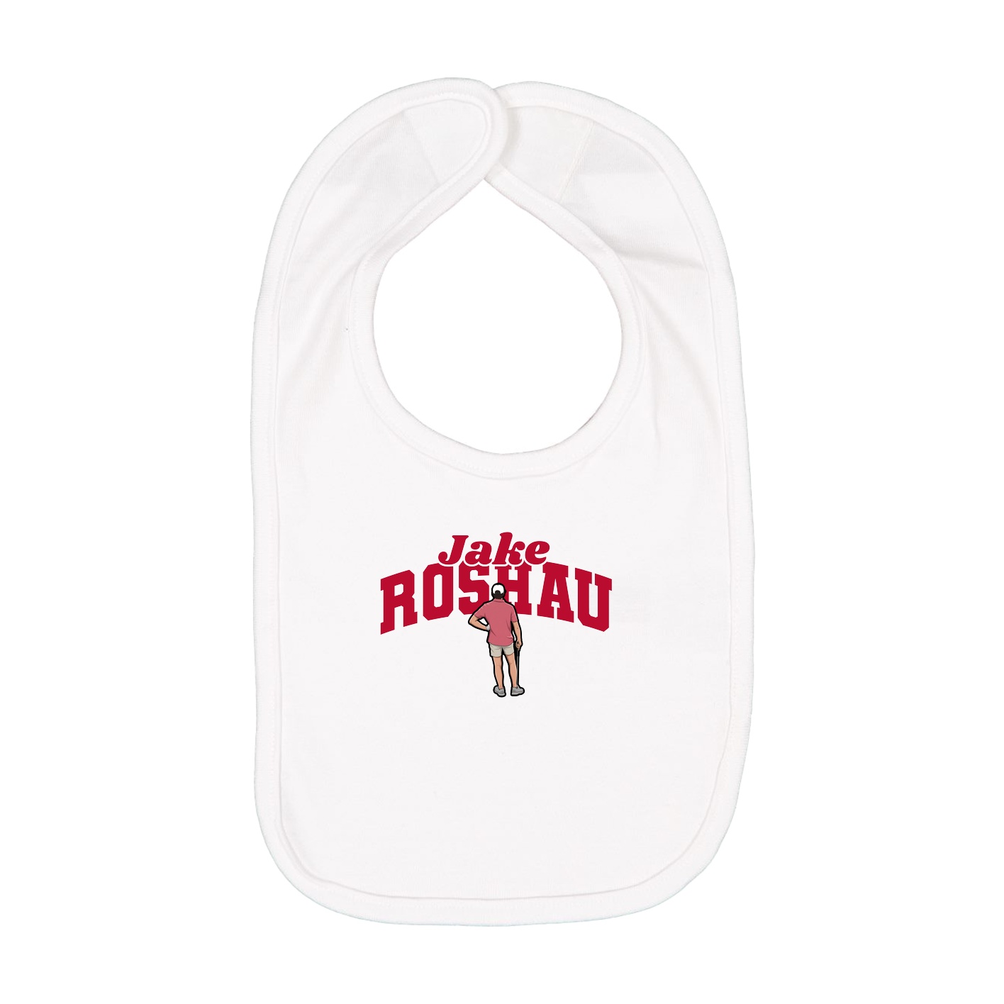Infant Bib — Signature Arch in White