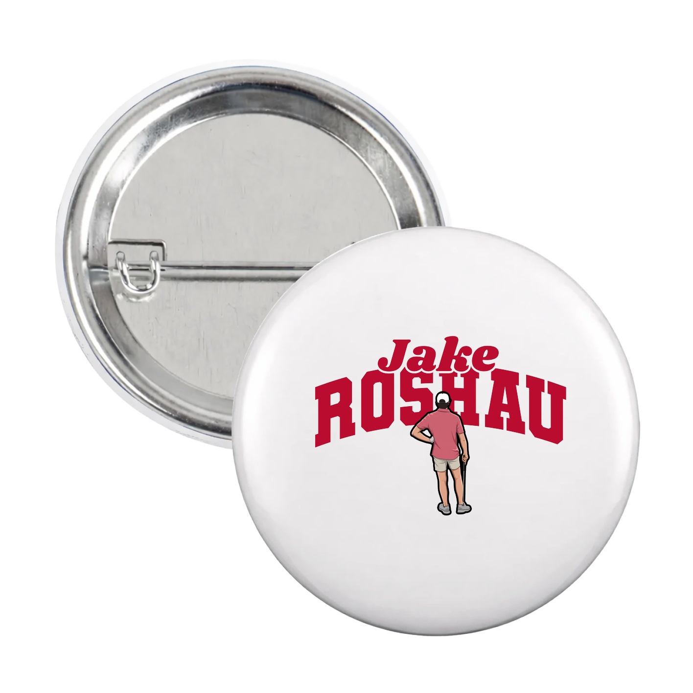 Game Day Button — Signature Arch in White