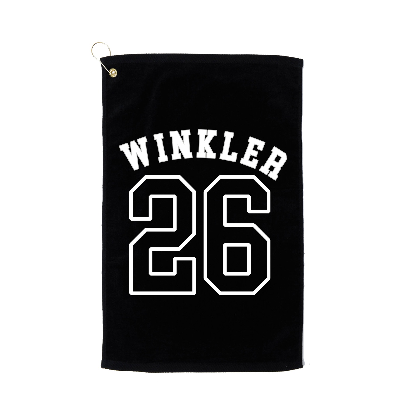 Golf Towel — Shirsey Arch in Black