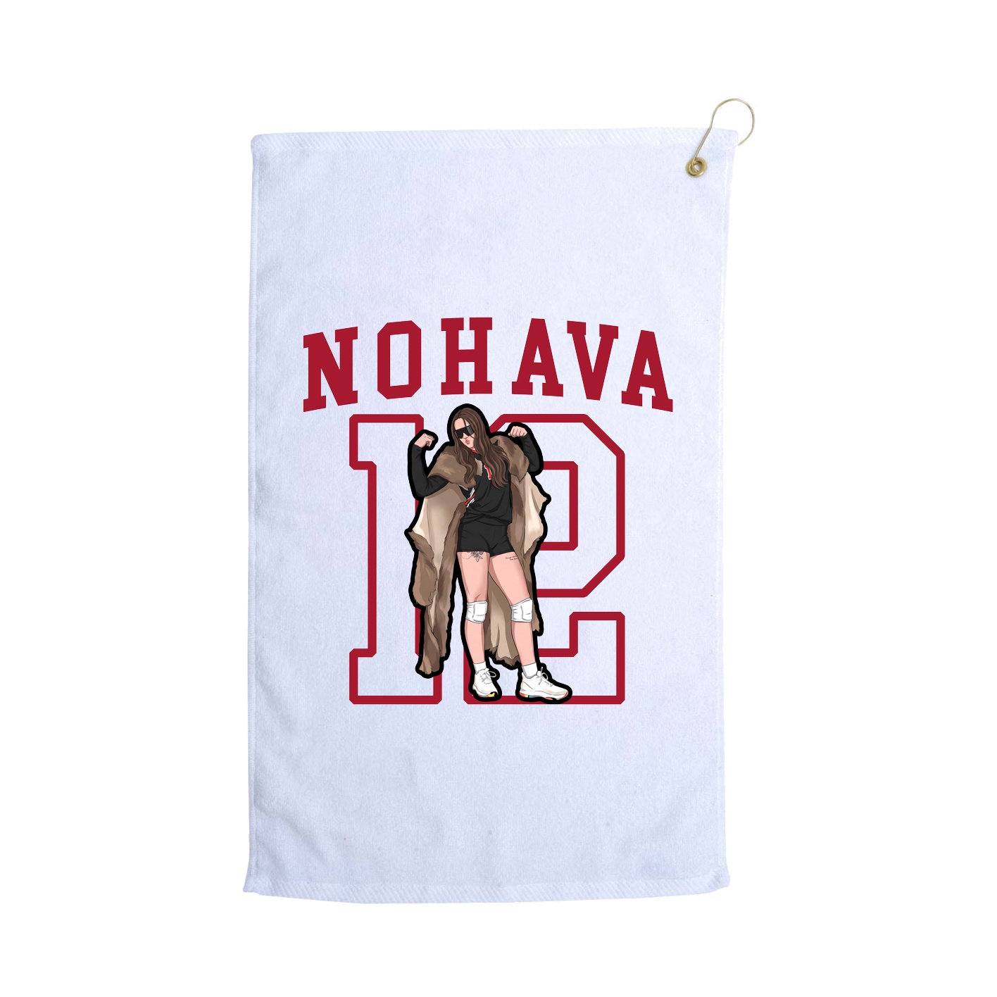 Golf Towel — Shirsey in White
