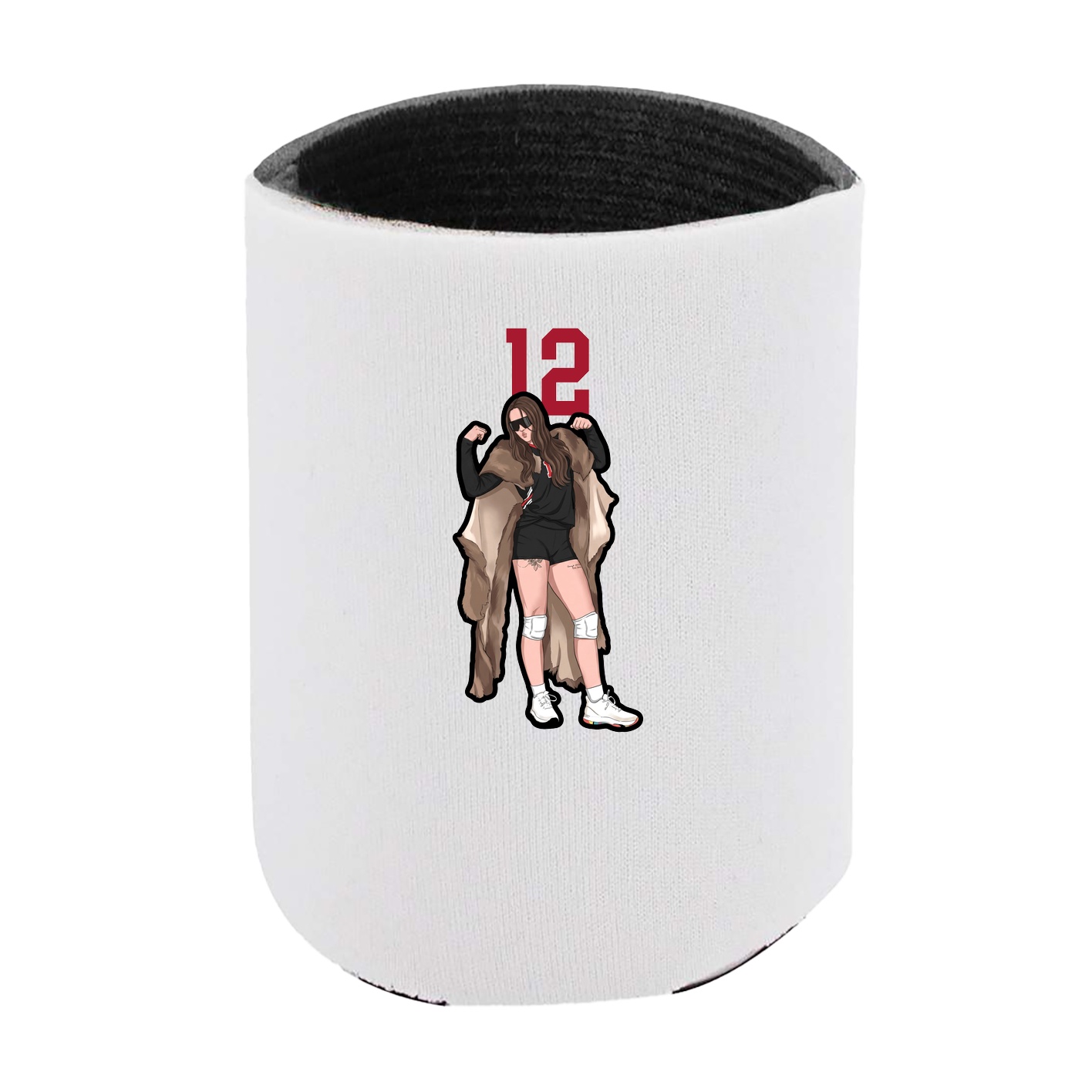 Can Holder — Number Top in White