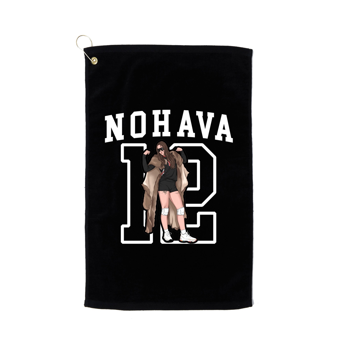 Golf Towel — Shirsey in Black