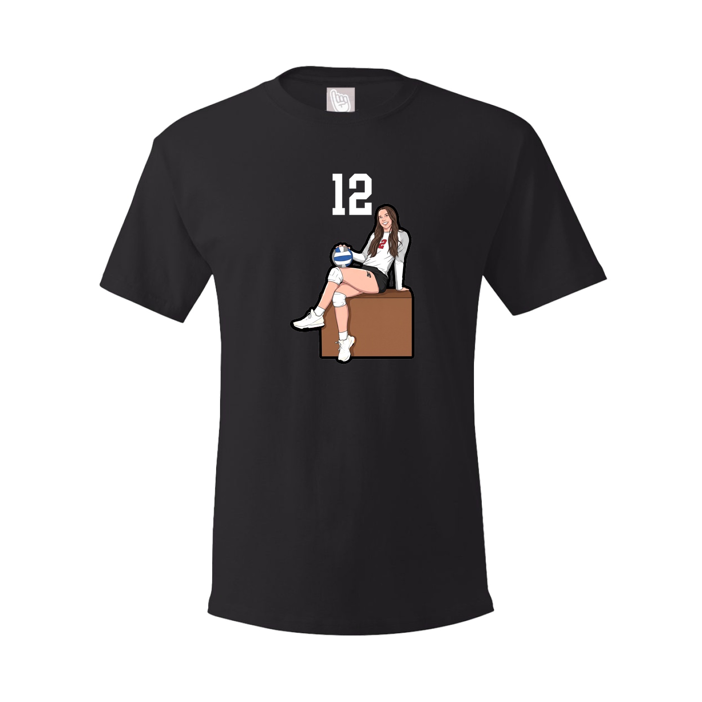Tee — Number Top in Black