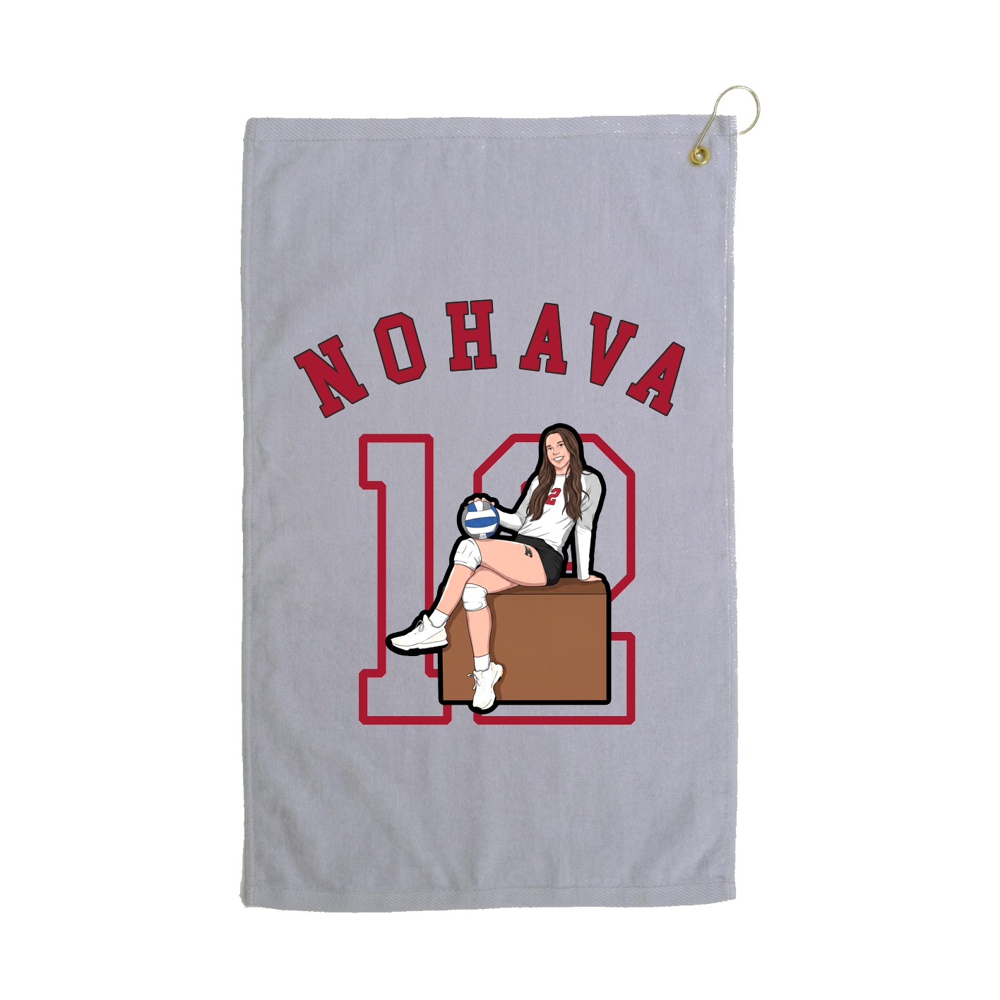 Golf Towel — Shirsey Arch in Grey