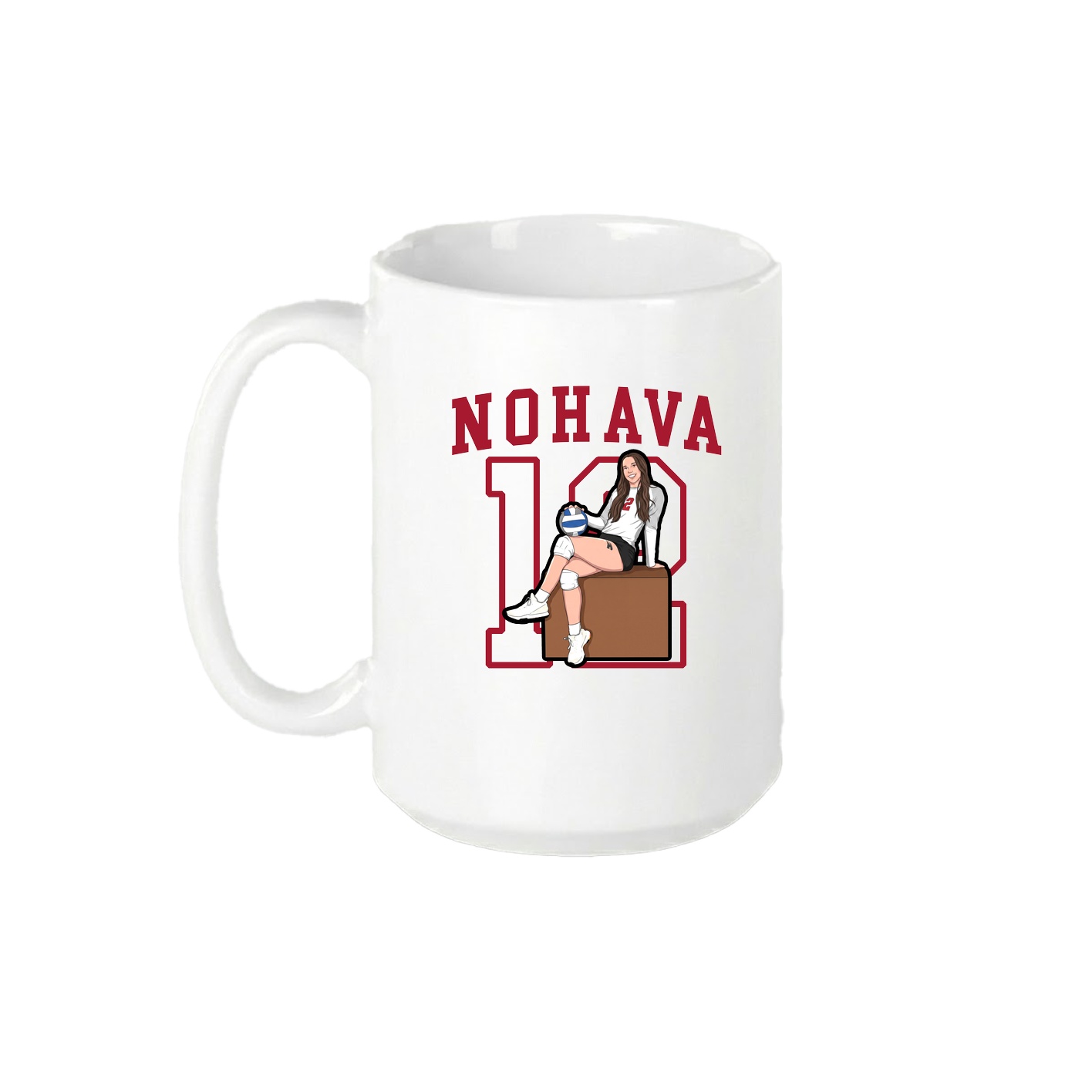 15oz Coffee Mug — Shirsey in White
