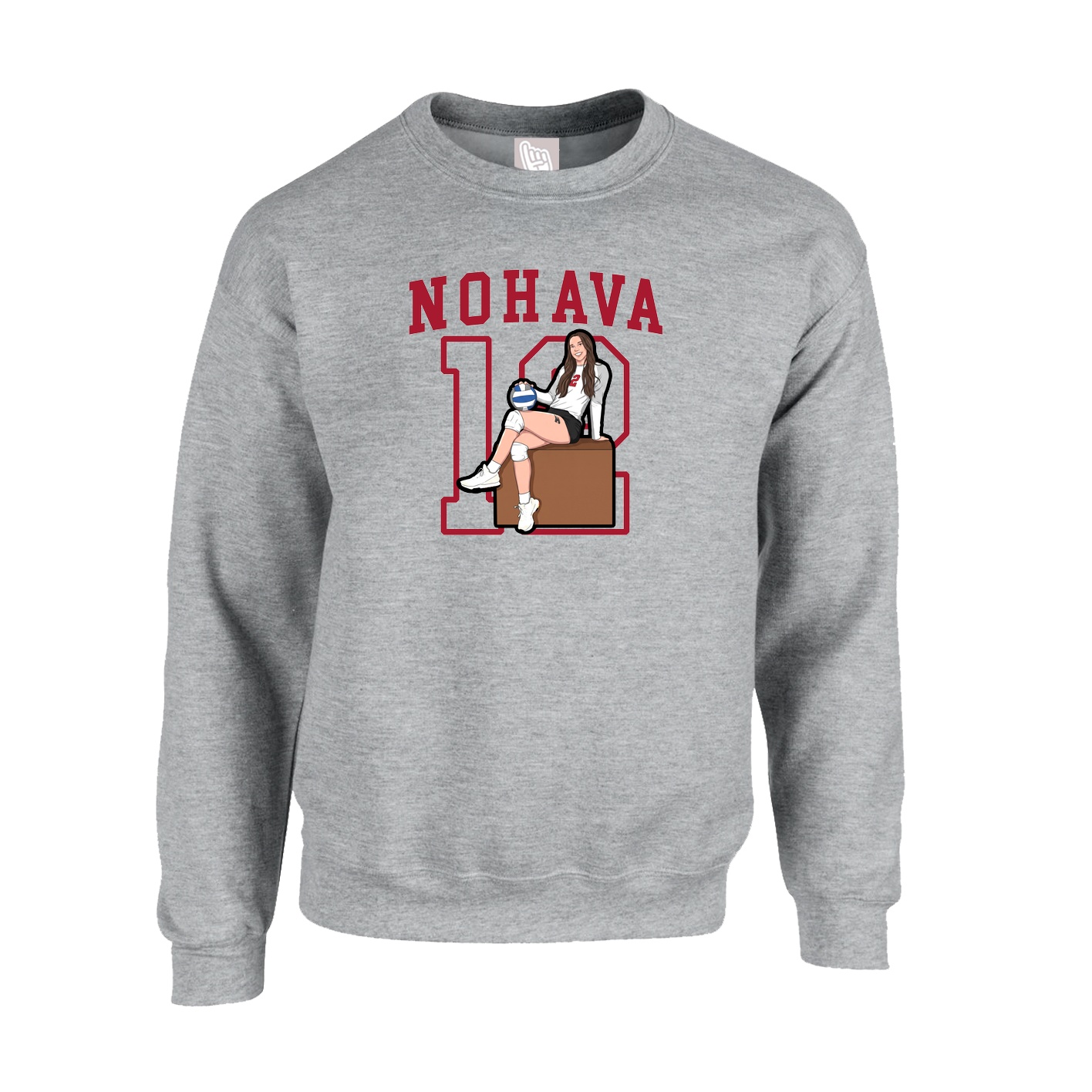 Fleece Crew — Shirsey in Grey