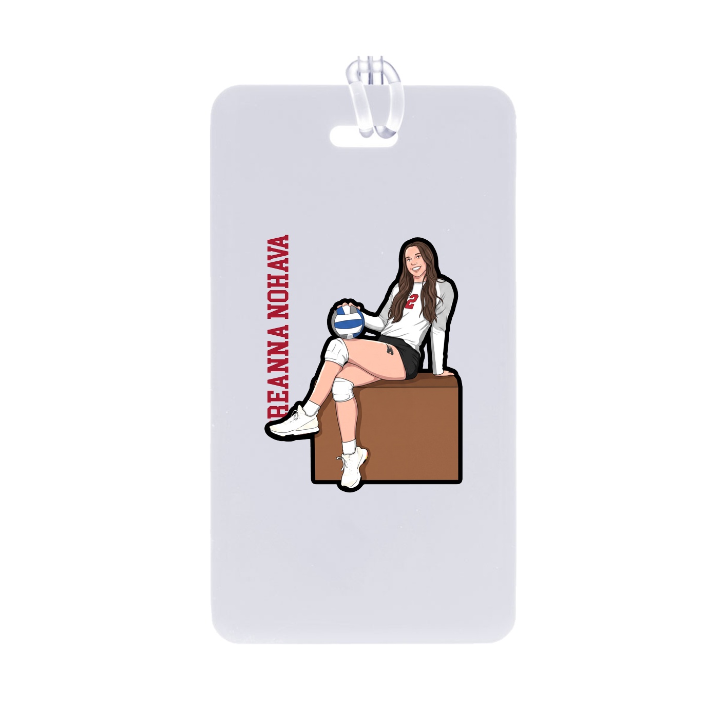 Bag Tag — Name Vertical in Classic