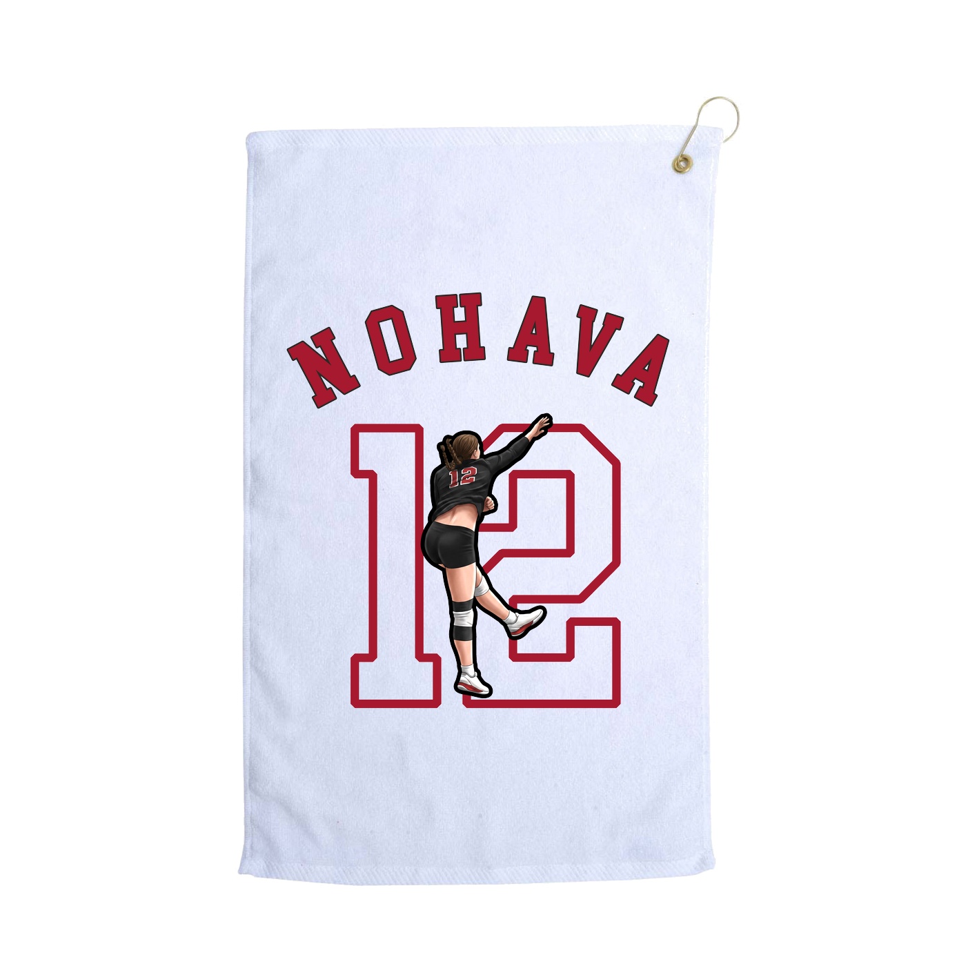 Golf Towel — Shirsey Arch in White