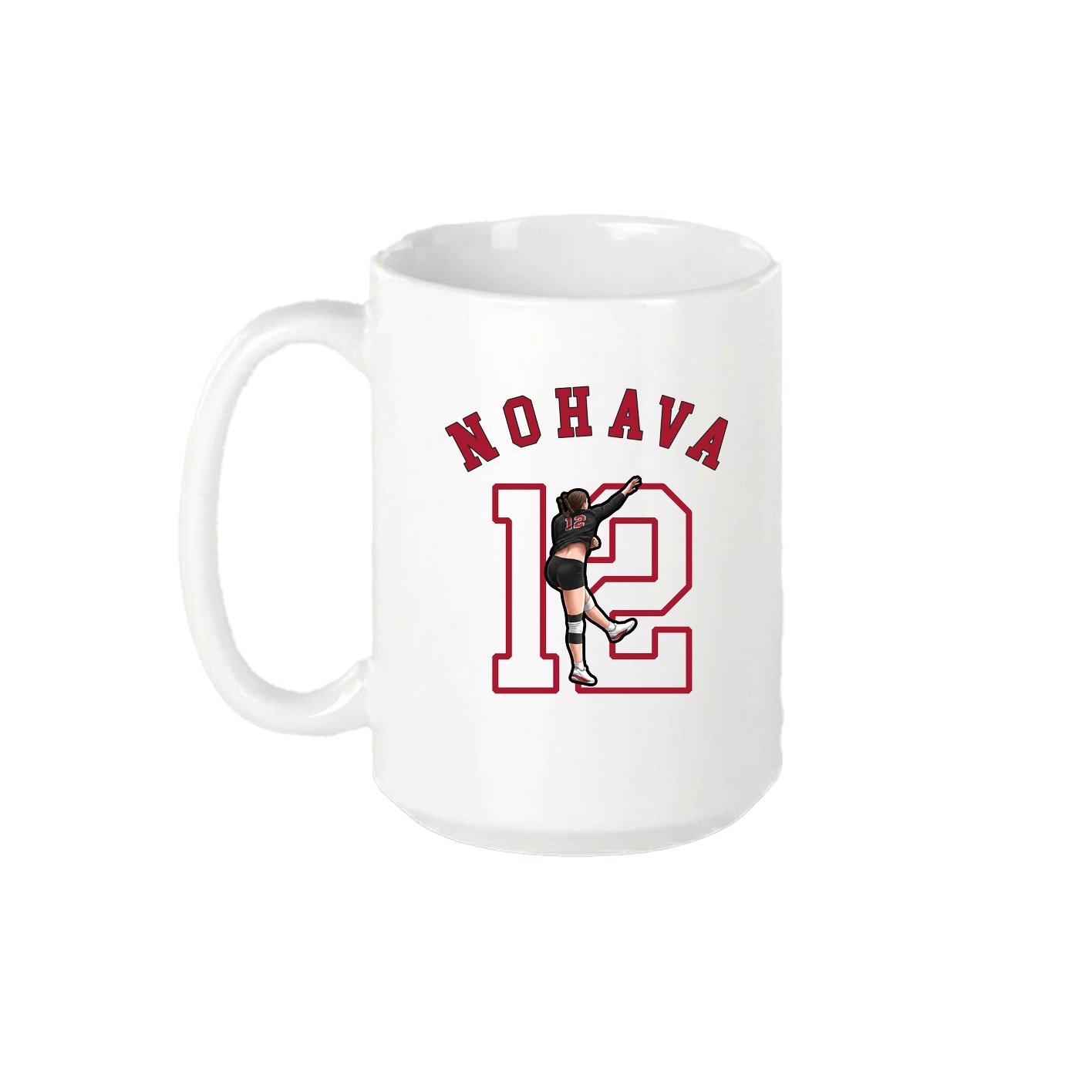 15oz Coffee Mug — Shirsey Arch in White