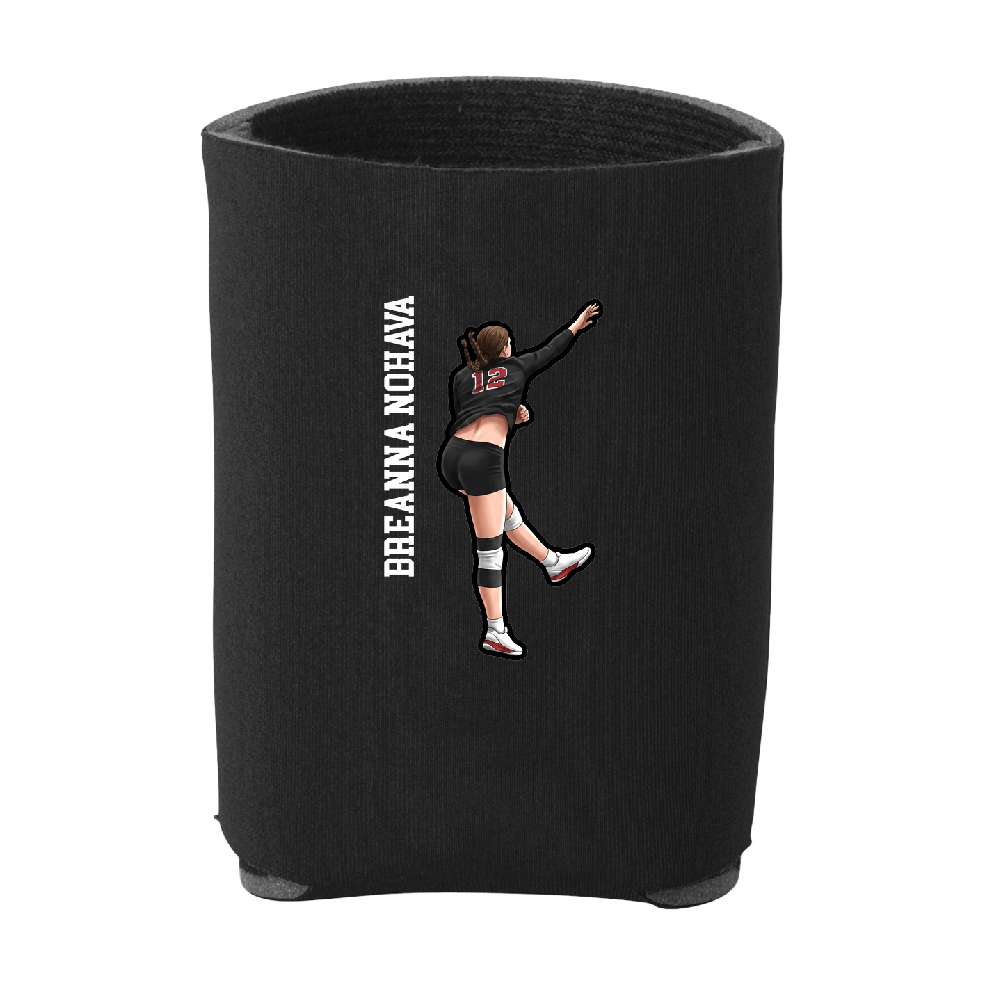 Can Holder — Name Vertical in Black