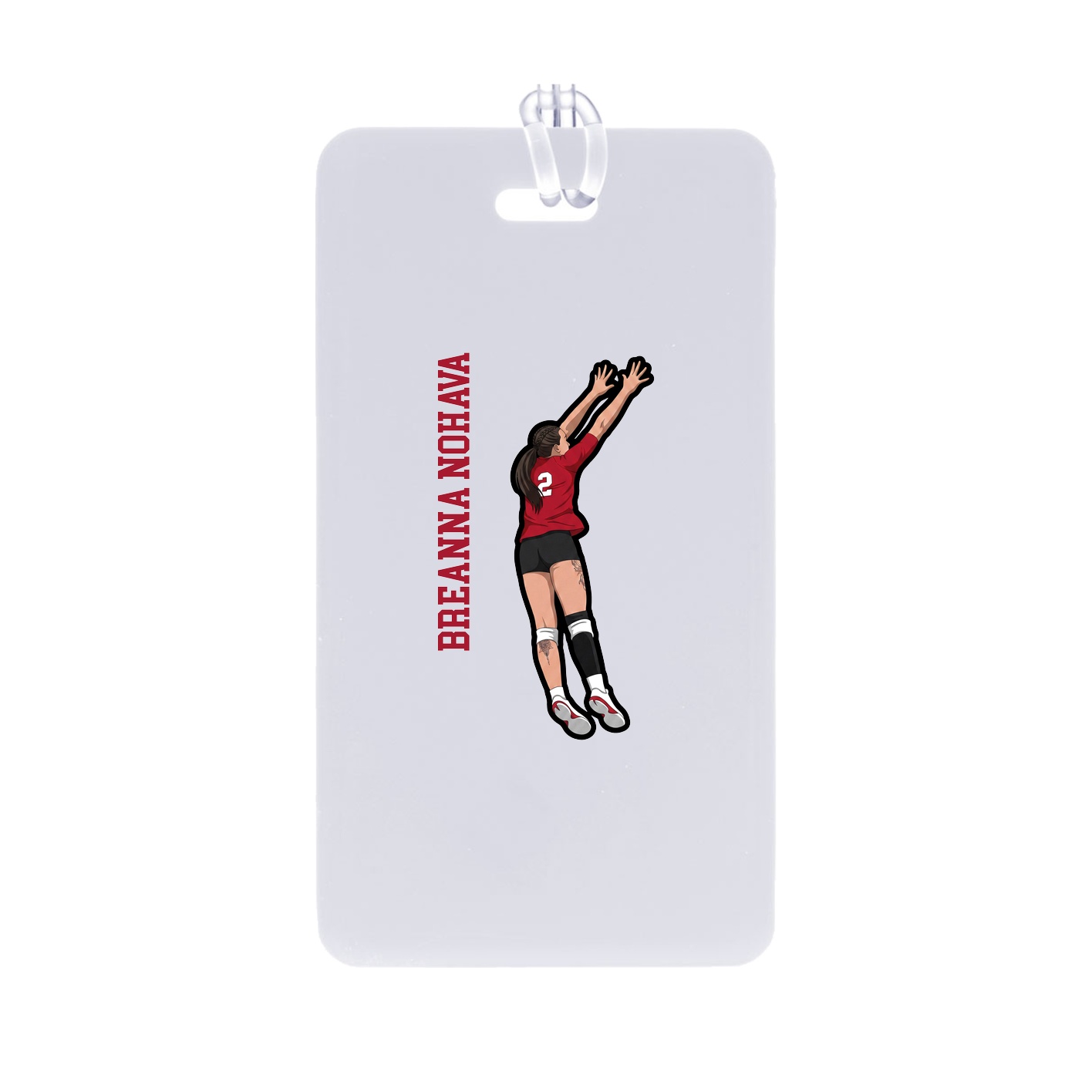 Bag Tag — Name Vertical in Classic