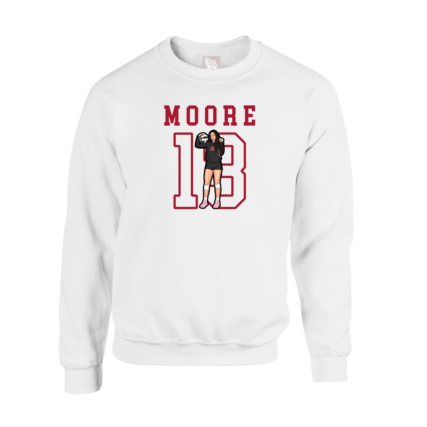 Fleece Crew — Shirsey in White