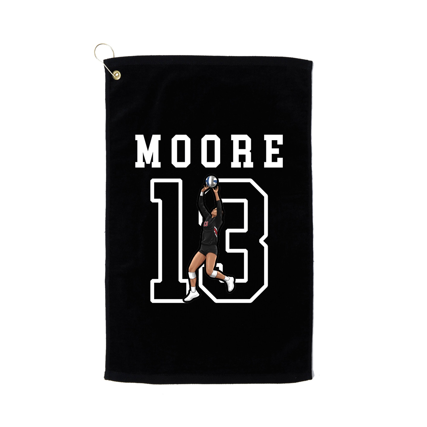 Golf Towel — Shirsey in Black